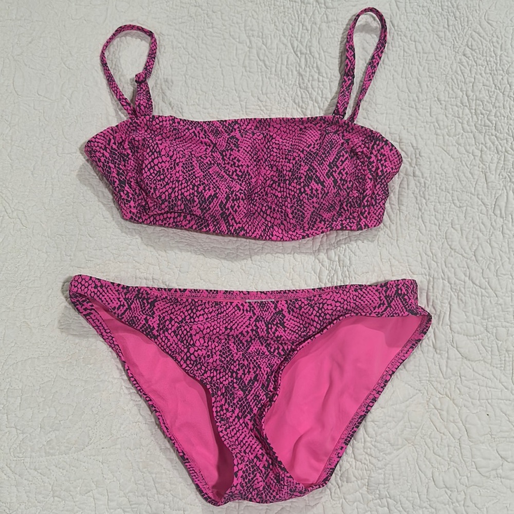 Pink Python Bikini - image 1